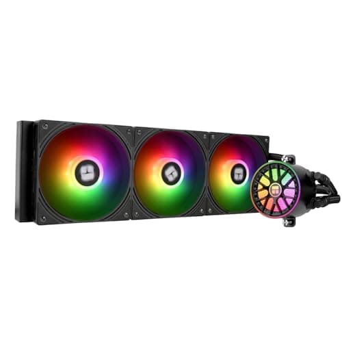 Thermalright Aqua Elite 360 V6 ARGB Black CPU Liquid Cooler, 360 Cooling Row Size,3x120mm Water Radiator,AMD: AM4/AM5,Intel LGA115X/1200/2011/1700/1851, AIO CPU Cooler - Image 1