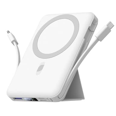 Azmuth for Magsafe Battery Pack, 10000mAh Magnetic Power Bank 22.5W PD Fast Charging with LED Display Wireless Portable Charger for Magsafe with Stand for iPhone 17/16/15/14/13/12/Pro/Pro Max - Image 1