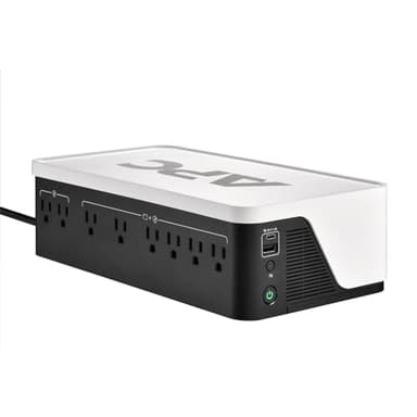 APC UPS Battery Backup, 1050VA UPS with 6 Backup Battery Outlets, Type C USB Charging, BE1050G3 Back-UPS - Image 1