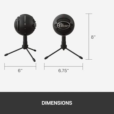 Logitech for Creators Blue Snowball iCE USB Microphone - Black (Renewed) - Image 9