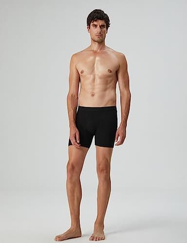Natural Feelings Boxer Briefs Mens Underwear Men Pack Soft Cotton Open Fly Underwear XXL - Image 2