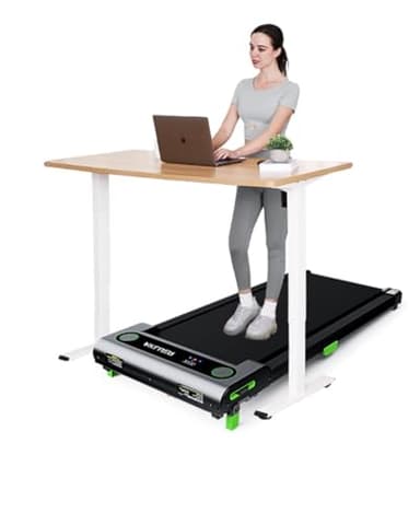Walking Pad with Incline, Akluer Incline Treadmills for Home, 2.5 HP Under Desk Treadmill Small with Remote Control, Walking Pad Small Treadmill with LED Display - Image 1