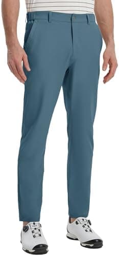 M MAELREG Golf Pants Men Lightweight with 5 Pockets - 30"/32"/34" Stretch Water-Resistant Casual Flat Front Mens Dress Pants - Image 2