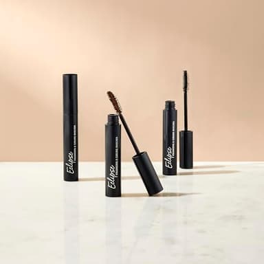 Lune+Aster Eclipse Volumizing & Curling Mascara - Brown - Volumizing & curling vegan tubular mascara that won't smudge, yet removes easily with warm water - Image 6