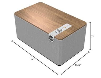 Klipsch The Three Plus Premium Bluetooth Speaker System, Walnut - Image 6