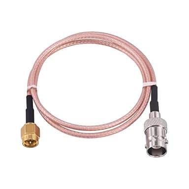 urcianow 2Pcs RF Coaxial Cable BNC Female to SMA Male Connectors 20inch High Performance RG316 Cable BNC to SMA Antenna Extension Coax for Radio Antenna LAN WiFi Devices - Image 3