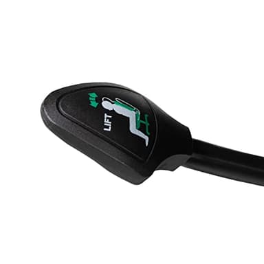 Flash Furniture Waylon Mid-Back Swivel Office Chair with Adjustable Foot Ring and Seat Height, Ergonomic Executive Chair with Armrests, Black - Image 6