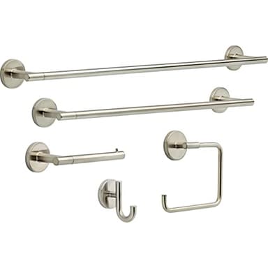 Delta 759240-SS Trinsic 24 in. Wall Mount Towel Bar Bath Hardware Accessory in Stainless Steel - Image 3
