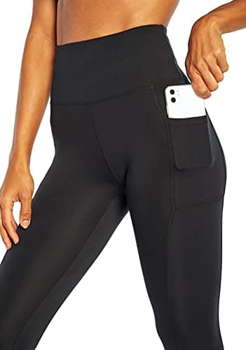 BALLY TOTAL FITNESS High Rise Pocket Ankle Legging, Black, Small - Image 3