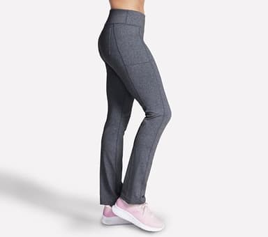 Skechers Women's GO Walk Pant, Heathered Gray, Small - Image 2