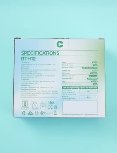 iClever BTH12 Kids Bluetooth Headphones,Colorful LED Lights Kids Headphones Wireless,74/85dBA Safe Volume,85H Playtime,Fast Charging,Bluetooth 5.2,Over Ear,Built-in Mic for iPad/Tablet/Airplane,Blue - Image 12