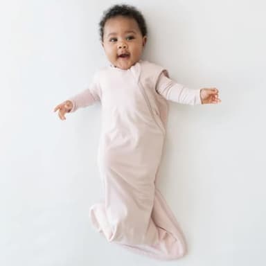 KYTE BABY Unisex Sleep Bag for Babies and Toddlers, Rayon Made From Bamboo, 1.0 Tog (Medium, Blush) - Image 2