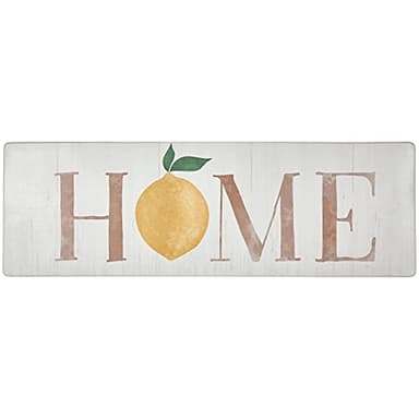SoHome Cozy Living Anti-Fatigue Kitchen Mat For Floor, Lemon-Themed Cushioned Kitchen Runner Rug, Non Slip, Easy Wipe Clean, 1/2 Inch Thick Kitchen Mats, 18" x 55", Home Lemon - Image 1