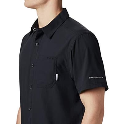 Columbia Men's Big and Tall Slack Tide Camp Shirt, Black, 5X - Image 3