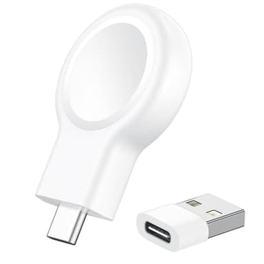 𝟐𝟎𝟐𝟓 𝐔𝐩𝐠𝐫𝐚𝐝𝐞 for Apple Watch Charger,Magnetic Portable iWatch Charger USB C&USB A Fast Wireless Charging Travel Watch Charger for iWatch Ultra2/Ultra/SE2/SE Series 10/9/8/7/6/5/4/3/2/1 - Image 1