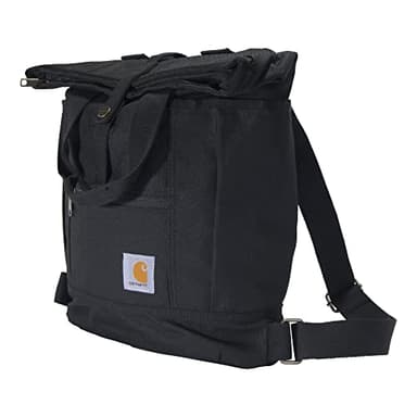 Carhartt Convertible Backpack Tote, Durable Tote Bag with Adjustable Backpack Straps and Laptop Sleeve, Black - Image 4