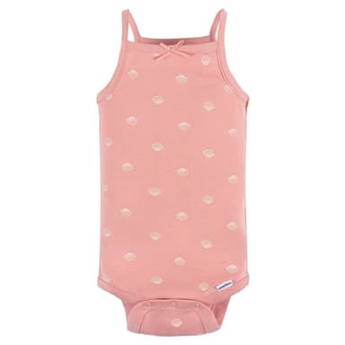 Gerber Baby Girl's Multi-Pack Sleeveless Onesies Bodysuit, Starfish - Image 3
