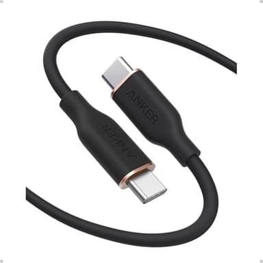 Anker USB C Cable, 240W Type C Flow Cord, Fast Charging for iPhone 17 Series, MacBook Pro 2020, and More (USB 2.0, 6FT, Black) - Image 1