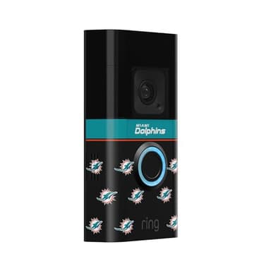 All-New Limited Edition, Official NFL Faceplate for Ring Doorbells - Video Doorbell 3, Video Doorbell 3 Plus, Video Doorbell 4, Battery Doorbell Plus, and Battery Doorbell Pro | Miami Dolphins - Image 3