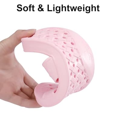 shevalues Shower Shoes for Women Men with Arch Support Quick Drying Pool Slides Lightweight Beach Sandals with Drain Holes, Pink 8-9 Women / 6.5-7.5 Men - Image 5