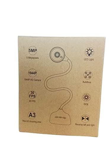 PAKOTOO USB Document Camera for Teachers, Webcam/Doc Camera for Classroom with A3 Format, 3-Level LED Lights, Image Invert, Fold, Dual mic for Mac OS, Windows, Zoom, OBS Work with Distance Learning - Image 10