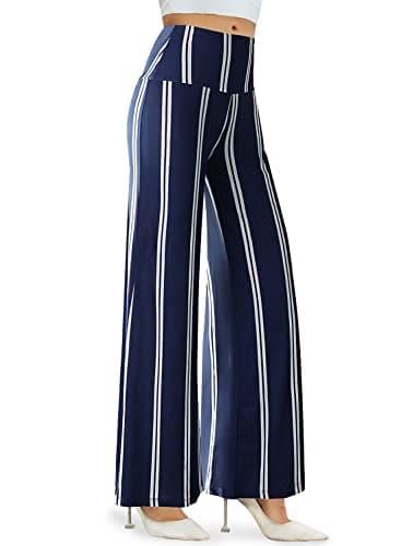 Arolina Women's Stretchy Wide Leg Palazzo Lounge Pants Casual Comfy High Waist Palazzo Pants - Image 1