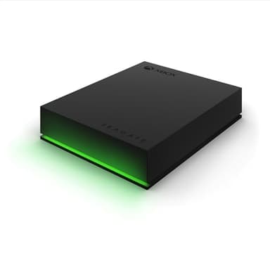 Seagate Game Drive for Xbox 5 TB External Hard Drive Portable HDD - USB 3.2 Gen 1, Black with Built-in Green LED bar, Xbox Certified, 3 Year Rescue Services(STKX5000403) - Image 1