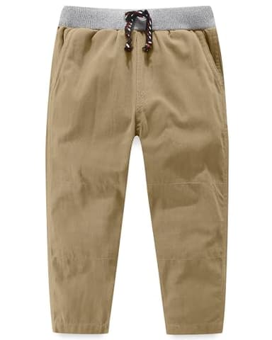 Toddler Boy's Clothes Pants,Khaki Black Spring Fall Winter Trousers Bottom Outfits 5t - Image 5