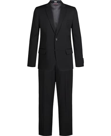 Tommy Hilfiger Boys' 2-Piece Formal Suit Set, Black, 14 - Image 1