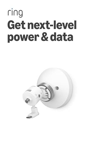 Ring PoE+ Converter Mount — Ethernet power and data connection, compatible with industry standards, multiple mounting options, White - Image 4