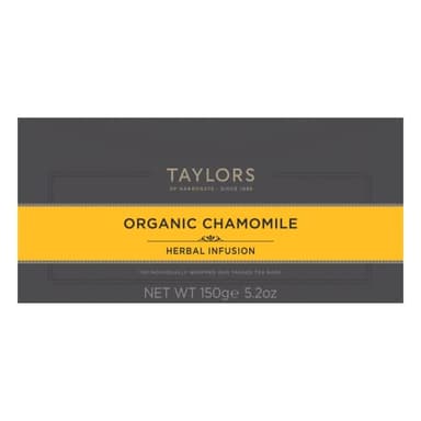 Taylors of Harrogate Organic Chamomile Herbal Tea, 100 Teabags - Image 2