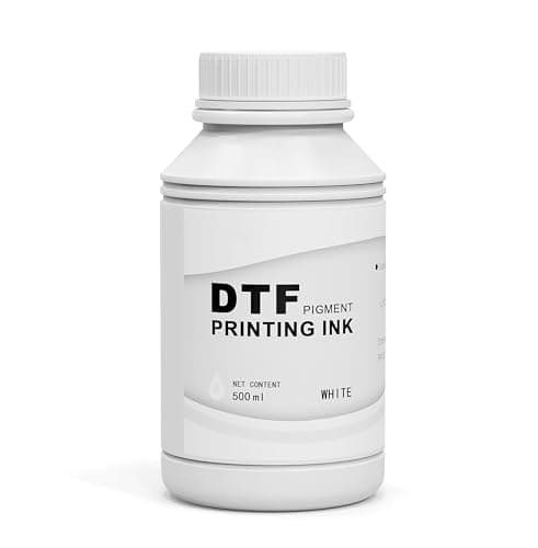 Procoloredfun DTF Ink White, Premium Transfer Printer Ink for Printhead ET-8550, L1800, L805, R2400, P400, P800, XP15000 Professional DTF Printers Direct to Film Heat Transfer Printing (W, 500ml) - Image 1