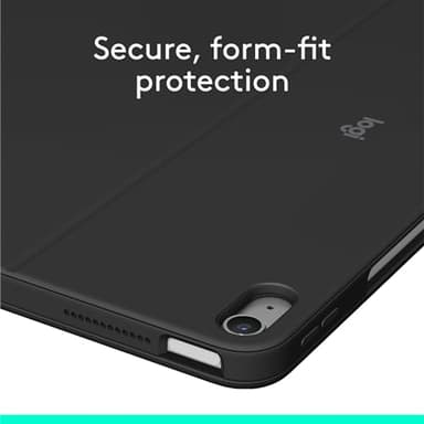 Logitech Combo Touch iPad Air 13 inch Case M2 (2024), iPad M3 & Air Keyboard Case with Kickstand - Midnight Black - Image 5