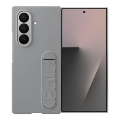 Samsung Galaxy Z Fold7 Silicone Phone Case, Protective Cover with Stand, Secure Grip, Soft, Comfortable Design, US Version, Gray - Image 1