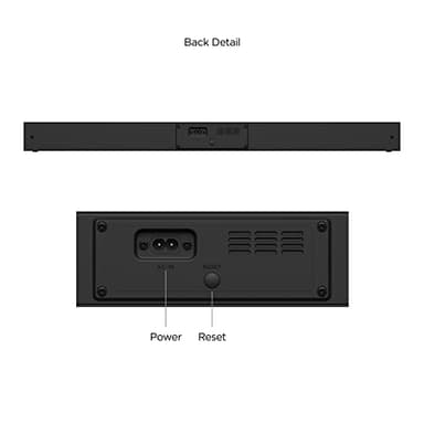 Roku TV Wireless Soundbar, Soundbar Exclusively for RokuTV with Enhanced Stereo Sound, Clear Dialogue, and Simple Wireless Setup - Image 3