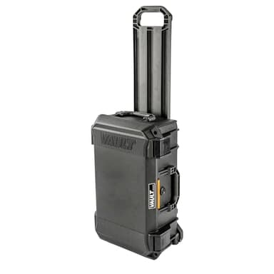Pelican Vault v525 Pistol Case (Hard Shell) - 7 Pistol and 21 Magazine - Vertical Pre-Cut Foam Handgun Case (Black) - Image 5