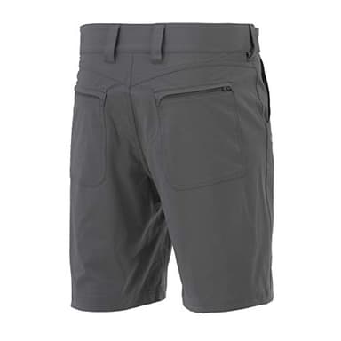 Huk Men's Standard Next Level Quick-Drying Performance Fishing Shorts, Charcoal-10.5", X-Large - Image 2