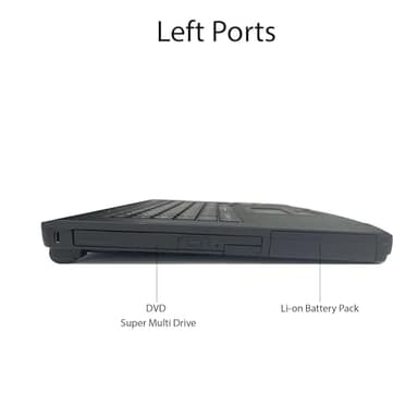 Panasonic Toughbook 54 MK3 Semi-Rugged Laptop, 14" HD Display, Core i5-7th Gen, 512GB SSD, 32GB, Webcam, DVD Super Multi, Windows 11 Pro, New Battery (Renewed) - Image 5