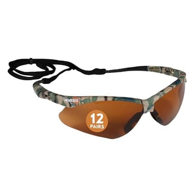 KLEENGUARD V30 Nemesis Safety Glasses (19644), Bronze Lenses with Camo Frame, 12 Pairs / Case - Image 1