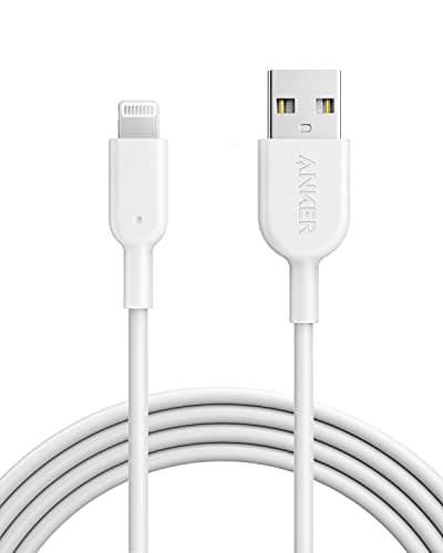 Anker Powerline II Lightning Cable, [6ft MFi Certified] USB Charging/Sync Lightning Cord Compatible with iPhone SE 11 11 Pro 11 Pro Max Xs MAX XR X 8 7 6S 6 5, iPad and More - Image 1