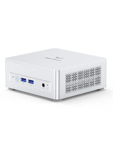 MINISFORUM UM870 Slim Mini PC AMD Ryzen 7 8745H(8C/16T), Mini Desktop Computer 32GB DDR5 RAM 1TB SSD, USB4/HDMI/DP 8K@60Hz Output, 2.5G LAN Port, 4xUSB Ports, WiFi 6E, BT5.3, AMD Radeon 780M Graphics - Image 1