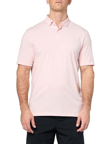 adidas Men's Standard Go-to Polo Shirt, Sandy Pink Melange - Image 1