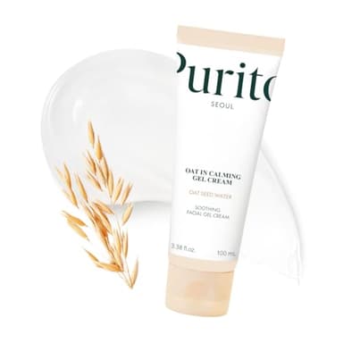PURITO Oat In Calming Gel Cream, Oat Seed Water Hydration & Soothing, Lightweight, Non-Sticky FA Safe Moisturizer for Sensitive Skin, Non-Comedogenic, Fragrance-Free, Korean Skincare 3.38 fl.oz - Image 1