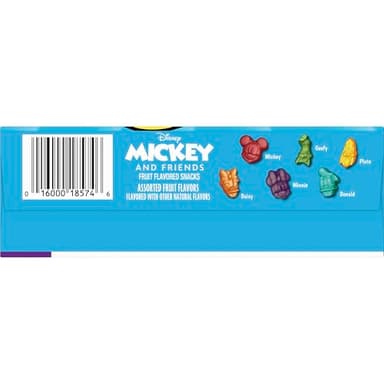Disney Mickey and Friends Fruit Flavored Snacks, Treat Pouches, Gluten Free Snack, Value Pack, 22 Ct, 17.6 oz - Image 6