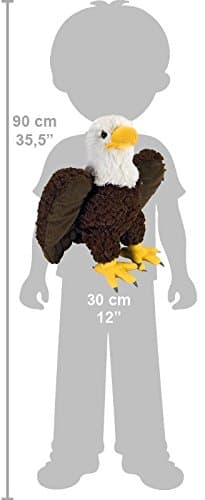 Wild Republic Bald Eagle Plush, Stuffed Animal, Plush Toy, Gifts for Kids, Cuddlekins 12 Inches - Image 5