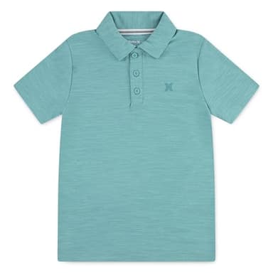 Hurley Boys' Performance Polo Shirt, Harbor Green Heather - Image 1
