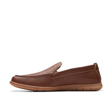 Clarks Men's Flexway Step Moccasin, Light Brown, 10.5 - Image 3