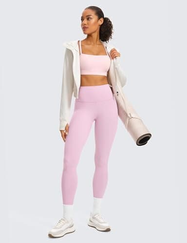 CRZ YOGA Butterluxe High Waisted Lounge Legging 25" - Buttery Soft Workout Yoga Pants Vita Pink X-Small - Image 3