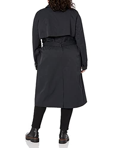 The Drop Women's Noa Trench Coat, Black, S - Image 5