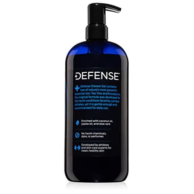 Defense Soap Body Wash 32 oz - Natural Shower Gel with Tea Tree Oil, Eucalyptus Oil, Rosemary and Aloe Vera, 32 Fl Oz (Pack of 1) - Image 9